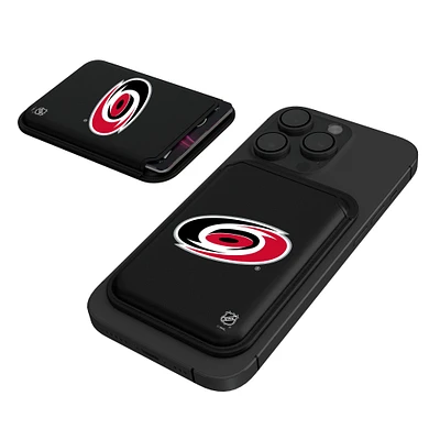 Keyscaper Black Carolina Hurricanes Magnetic Credit Card Wallet