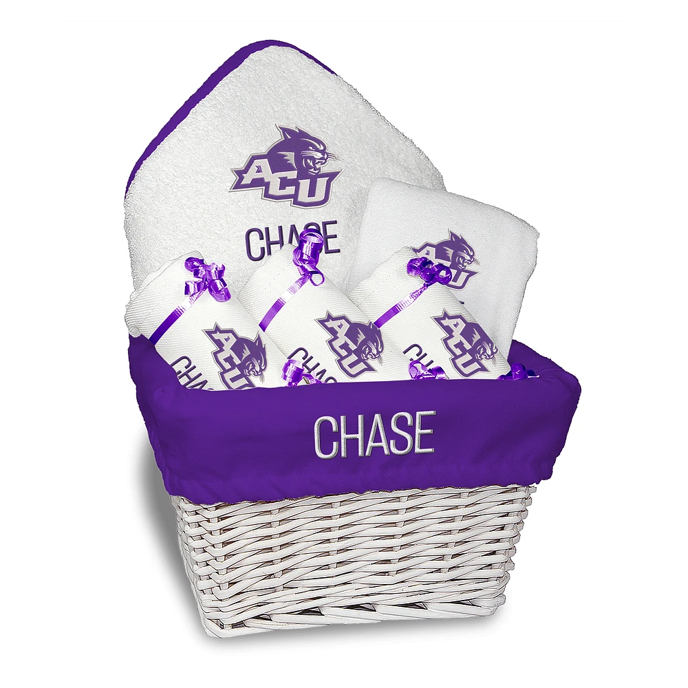 Chad & Jake Abilene Christian University Wildcats Team Personalized Medium Gift Basket
