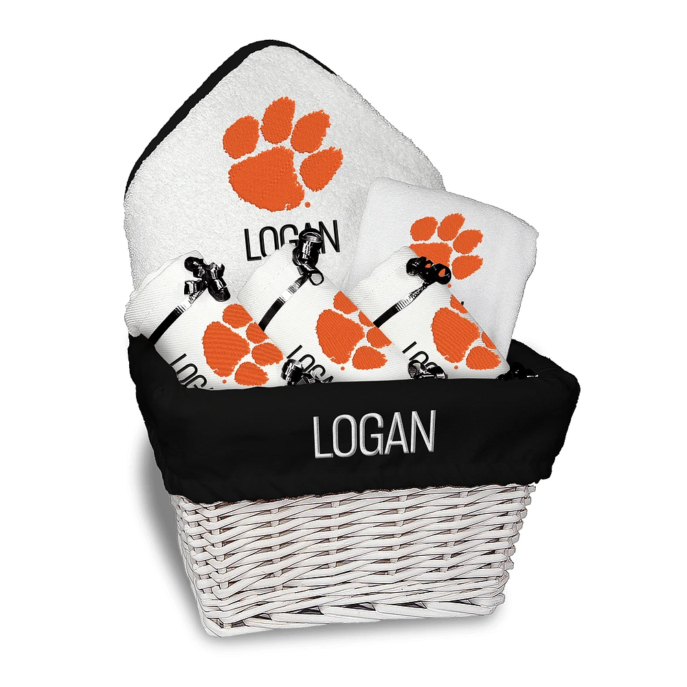 Chad & Jake Clemson Tigers Team Personalized Medium Gift Basket