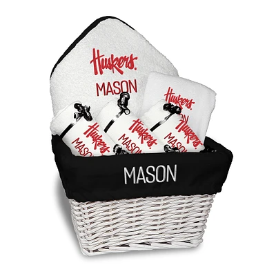 Chad & Jake Nebraska Huskers Team Personalized Medium Gift Basket