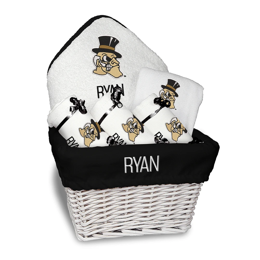 Chad & Jake Wake Forest Demon Deacons Team Personalized Medium Gift Basket