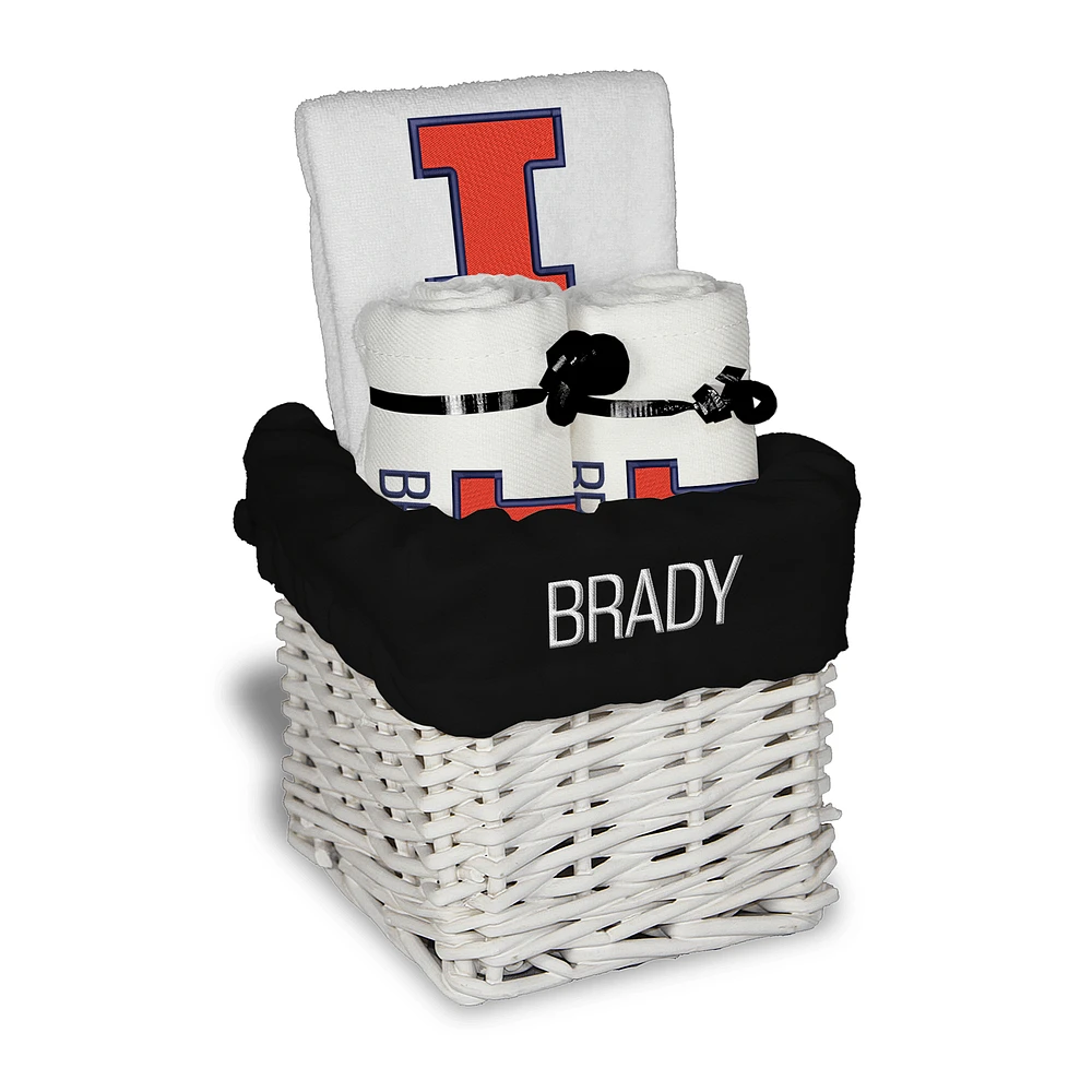 Chad & Jake Illinois Fighting Illini Personalized Small Gift Basket
