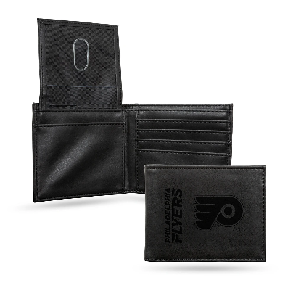 Philadelphia Flyers Laser Engraved Billfold Wallet
