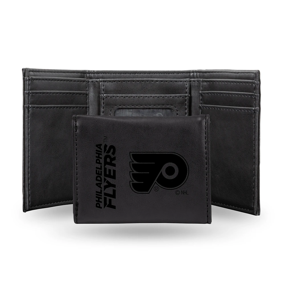 Philadelphia Flyers Laser Engraved Tri-Fold Wallet