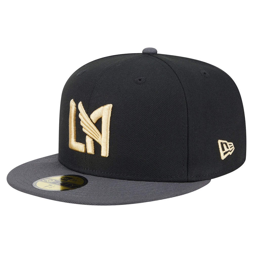 Men's New Era Black LAFC 2025 Kickoff 59FIFTY Fitted Hat