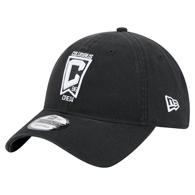 Men's New Era Black Columbus Crew 2025 Kickoff 9TWENTY Adjustable Hat
