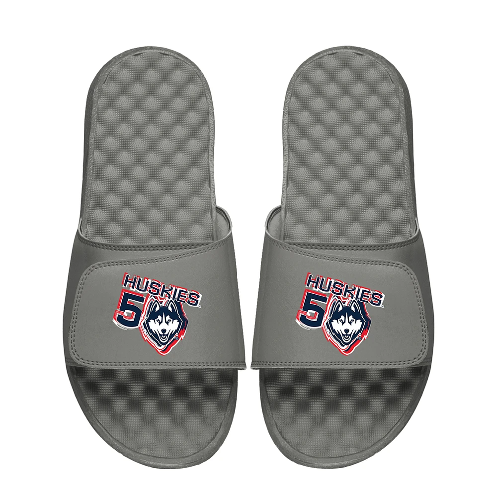Youth ISlide Paige Bueckers UConn Huskies NIL Combo Logo Slide Sandals