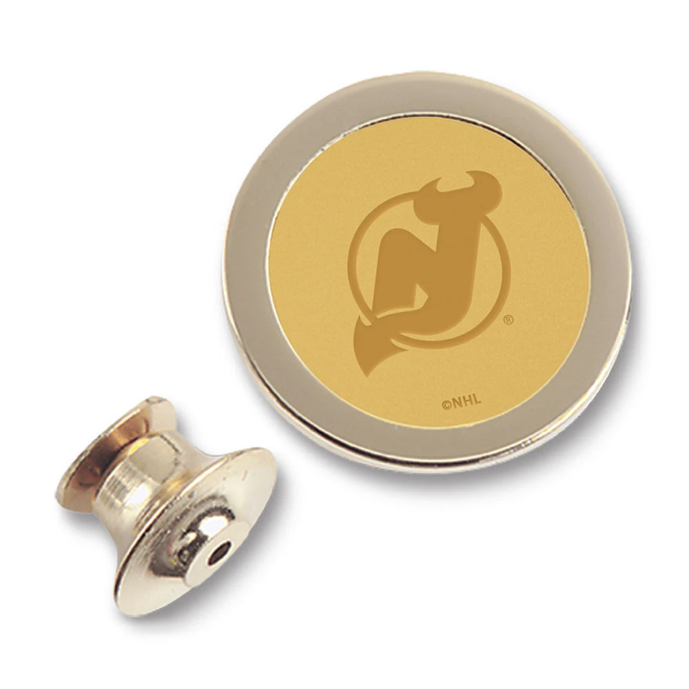 New Jersey Devils Gold Lapel Pin