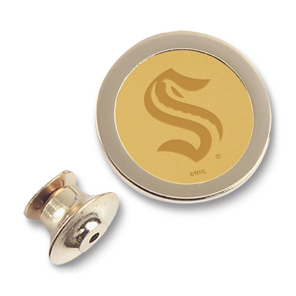 Seattle Kraken Gold Lapel Pin