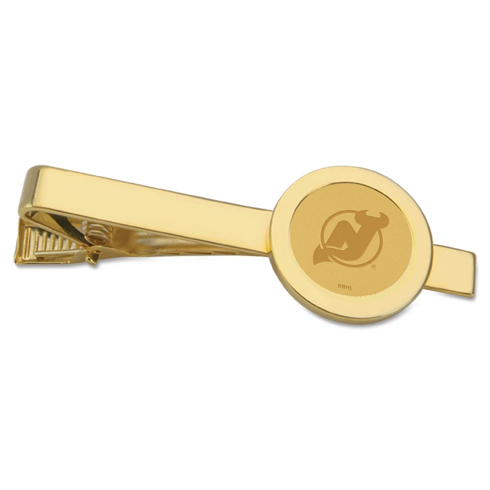 Gold New Jersey Devils NHL Tie Bar