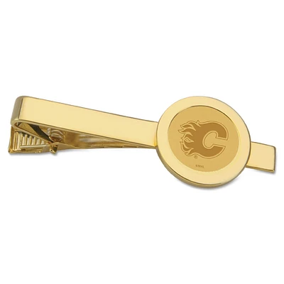 Gold Calgary Flames NHL Tie Bar