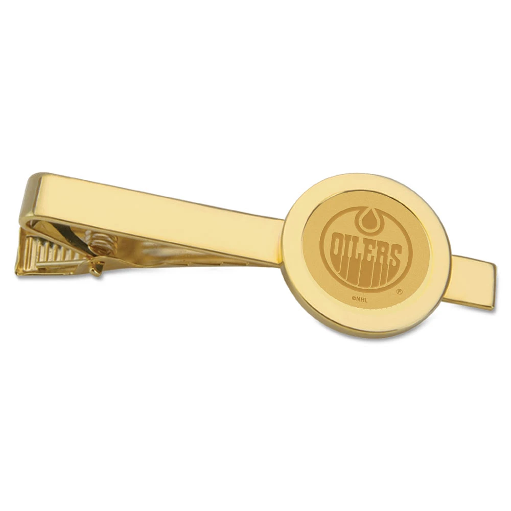 Gold Edmonton Oilers NHL Tie Bar