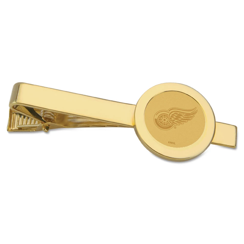 Gold Detroit Red Wings NHL Tie Bar