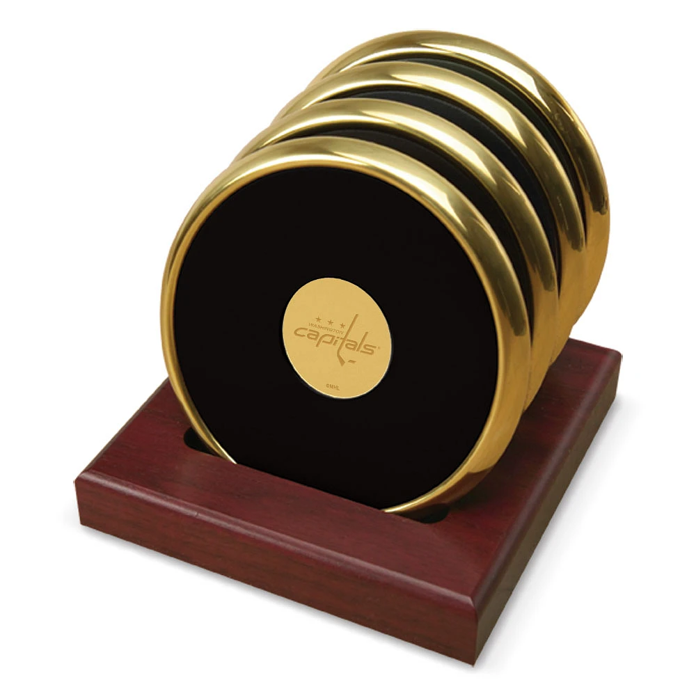 Washington Capitals Gold 4-Pack Coaster Set