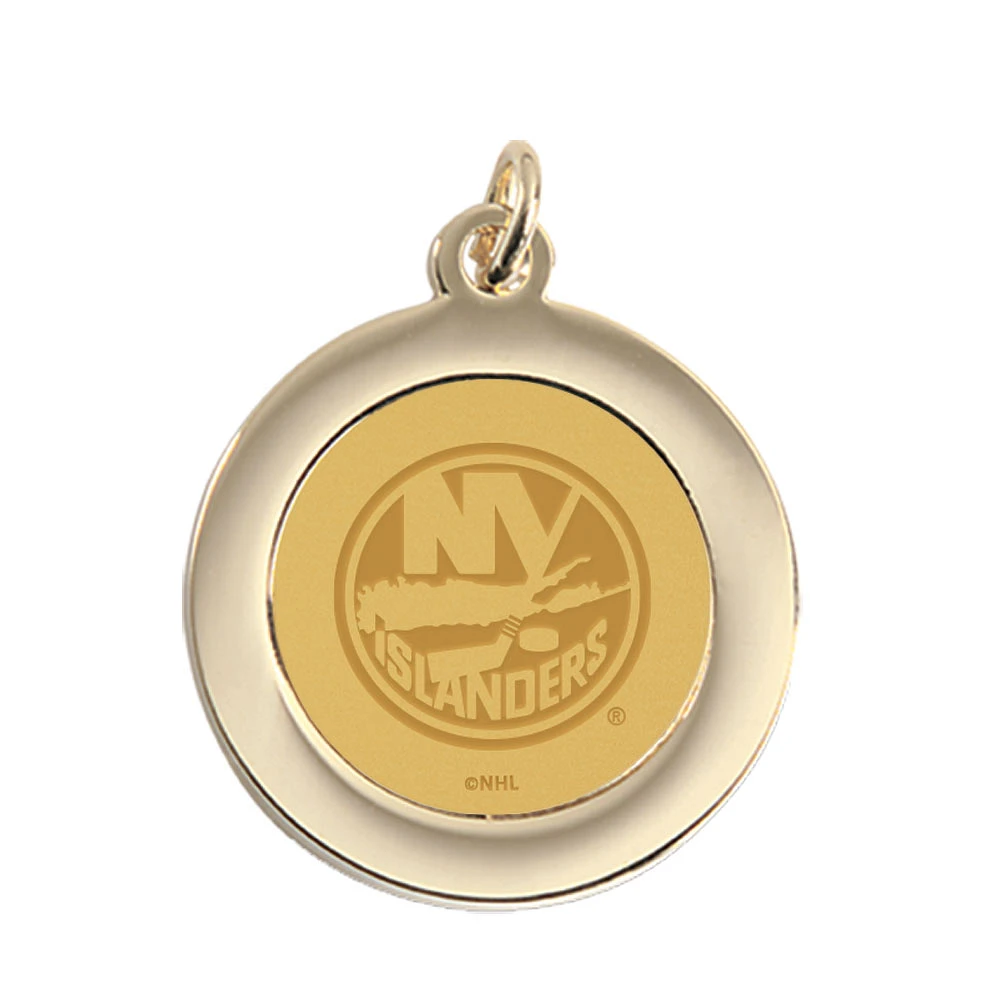 New York Islanders Gold Pendant