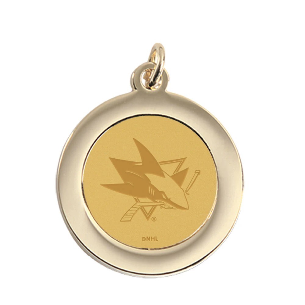 San Jose Sharks Gold Pendant