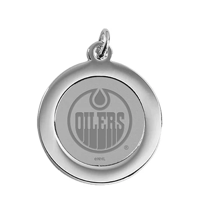 Edmonton Oilers Silver Pendant