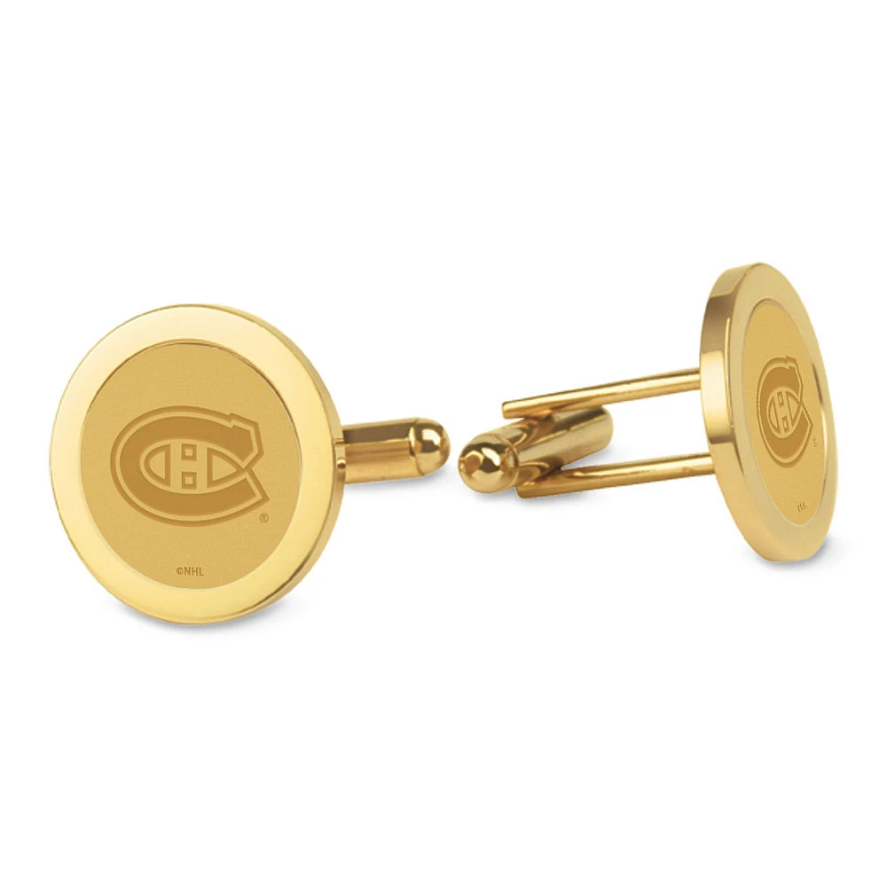 Montreal Canadiens Gold Cufflinks