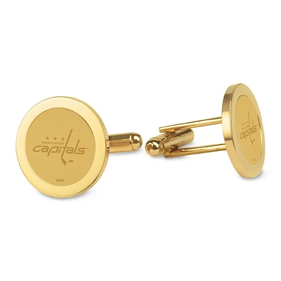 Washington Capitals Gold Cufflinks