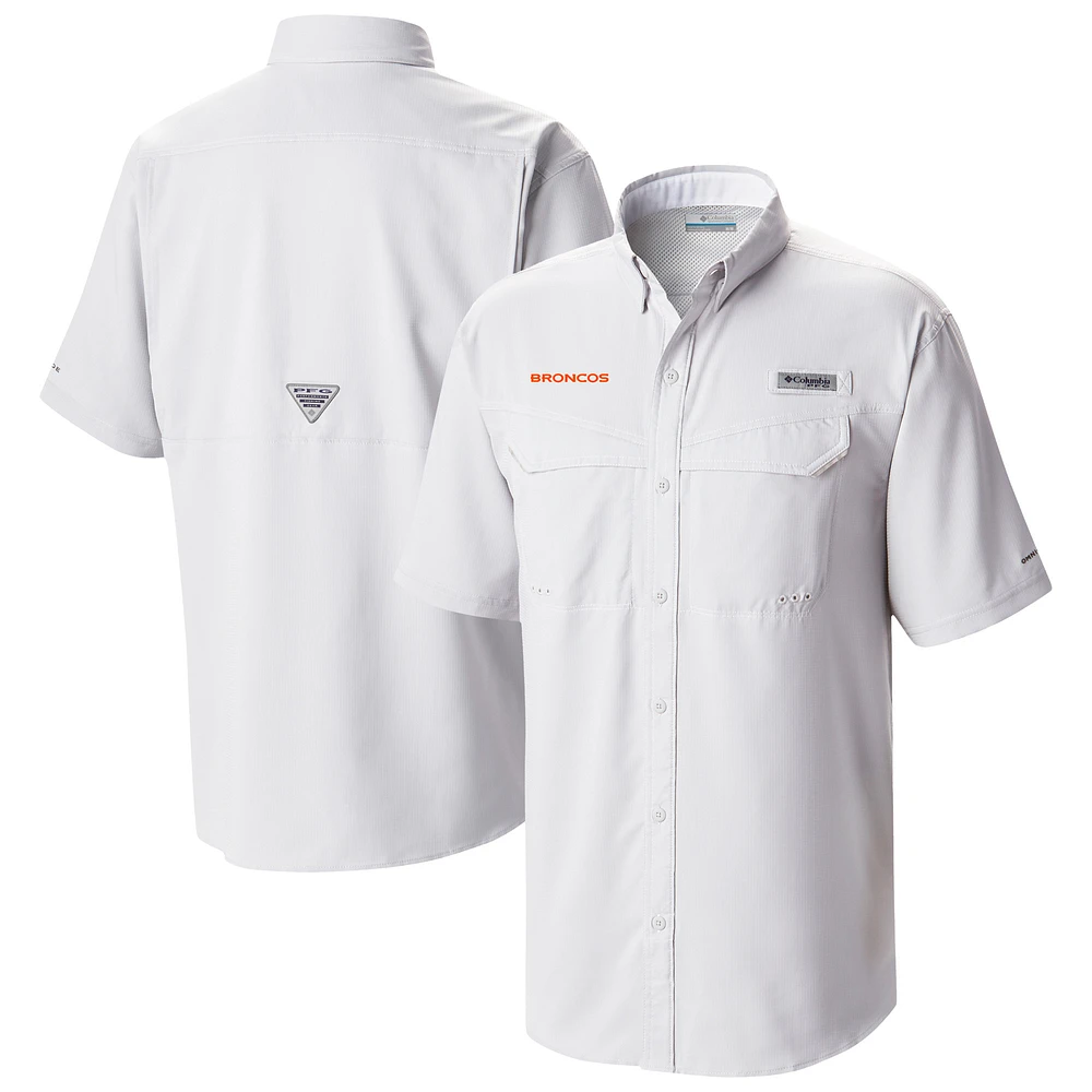 Men's Columbia Denver Broncos Low Drag Offshore Omni-Wick Button-Up Shirt