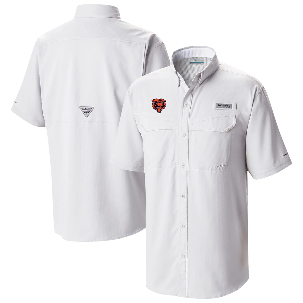 Men's Columbia Chicago Bears Low Drag Offshore Omni-Wick Button-Up Shirt