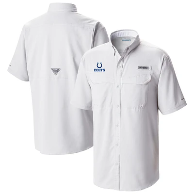 Men's Columbia Indianapolis Colts Low Drag Offshore Omni-Wick Button-Up Shirt