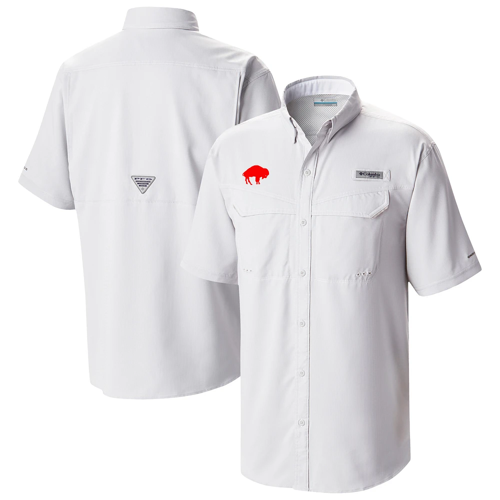 Men's Columbia Buffalo Bills Low Drag Offshore Omni-Wick Button-Up Shirt