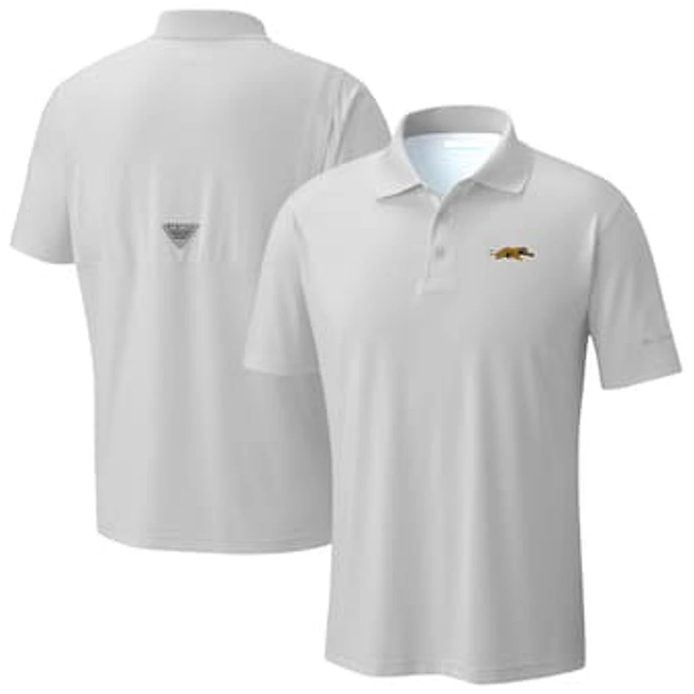 Men's Columbia Light Gray Jacksonville Jaguars Low Drag Offshore Polo