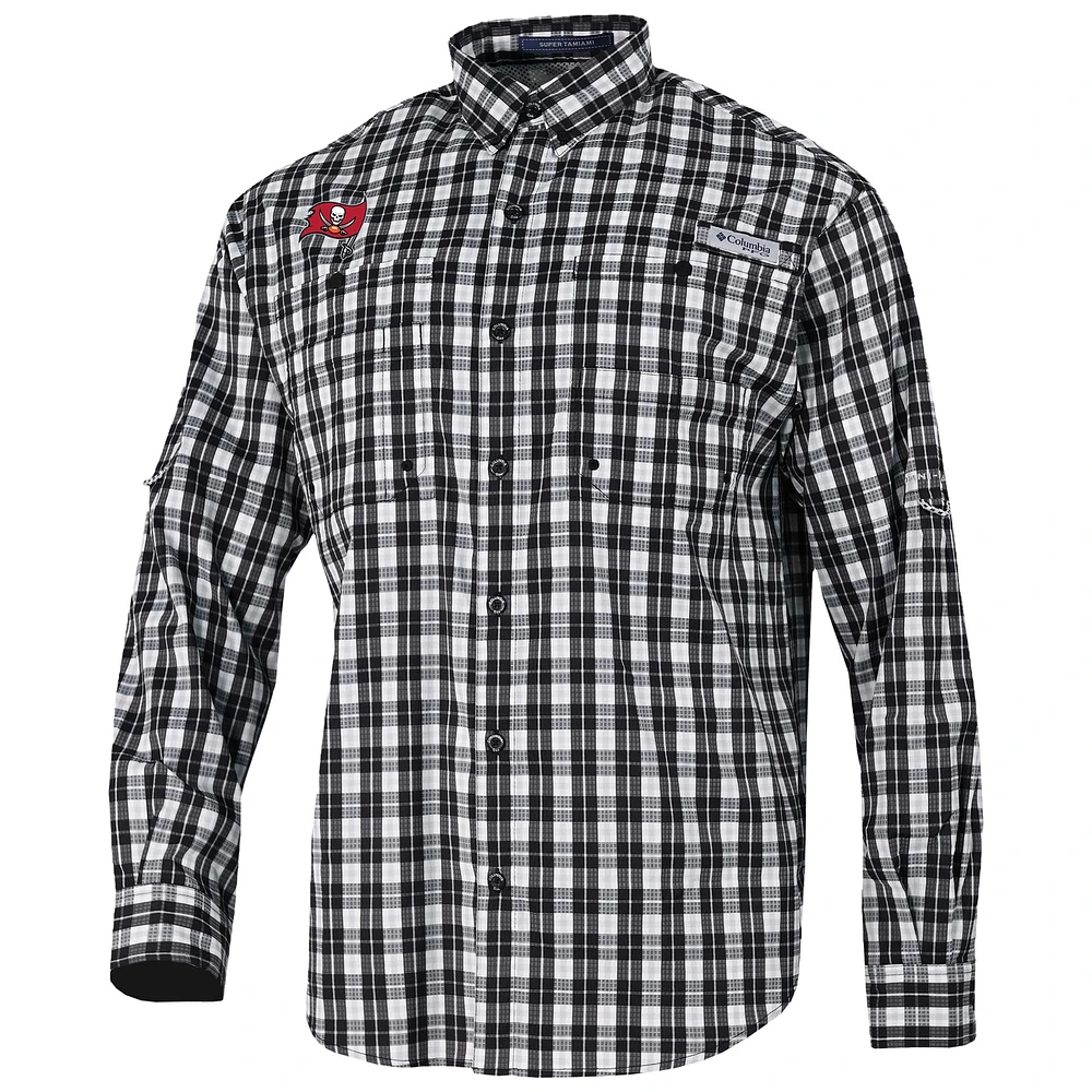 Men's Columbia Tampa Bay Buccaneers Super Slack Tide Long Sleeve Button-Up