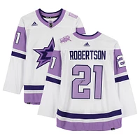 Jason Robertson Dallas Stars Autographed Hockey Fights Cancer adidas Authentic Jersey