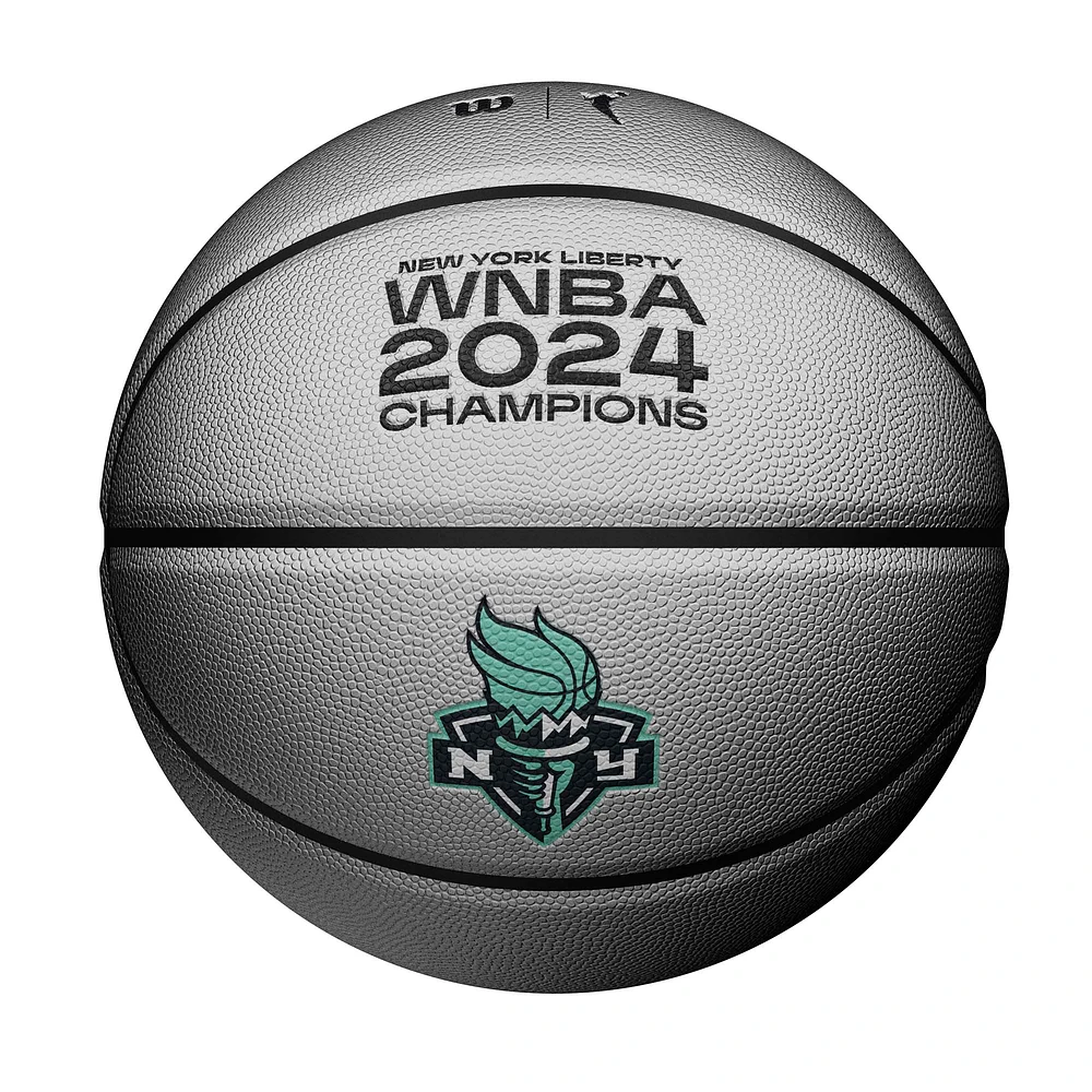 New York Liberty 2024 WNBA Finals Champions Wilson Basketball