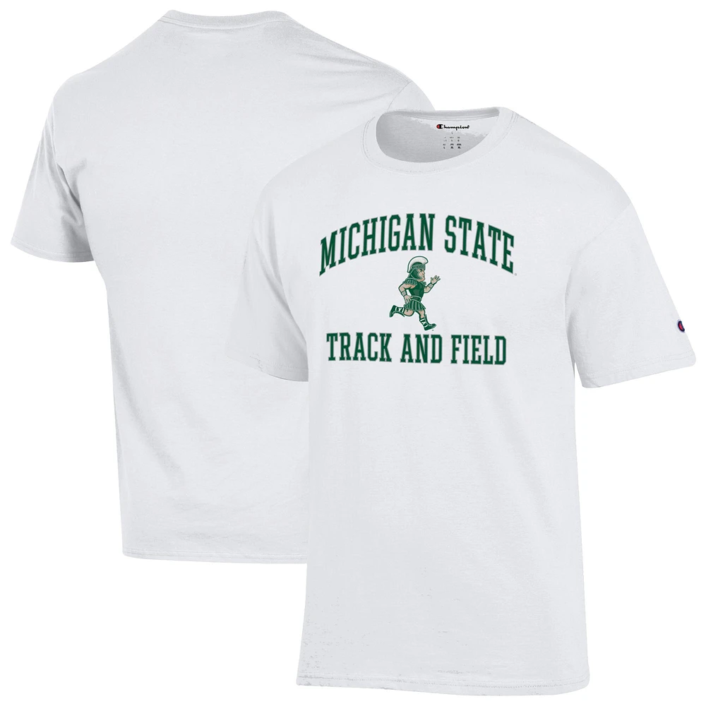 Men's Champion Michigan State Spartans Track and Field T-Shirt