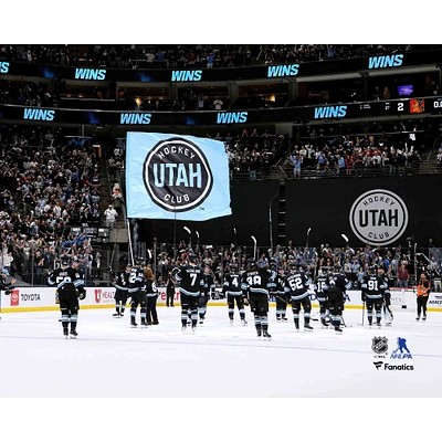 Utah Hockey Club Unsigned First Win Franchise History Photograph