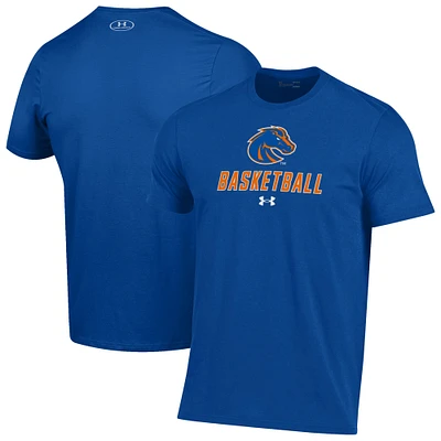 Men's Under Armour Royal Boise State Broncos Basketball Performance T-Shirt