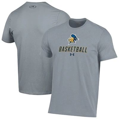 Men's Under Armour Gray Carleton Knights Basketball Performance T-Shirt