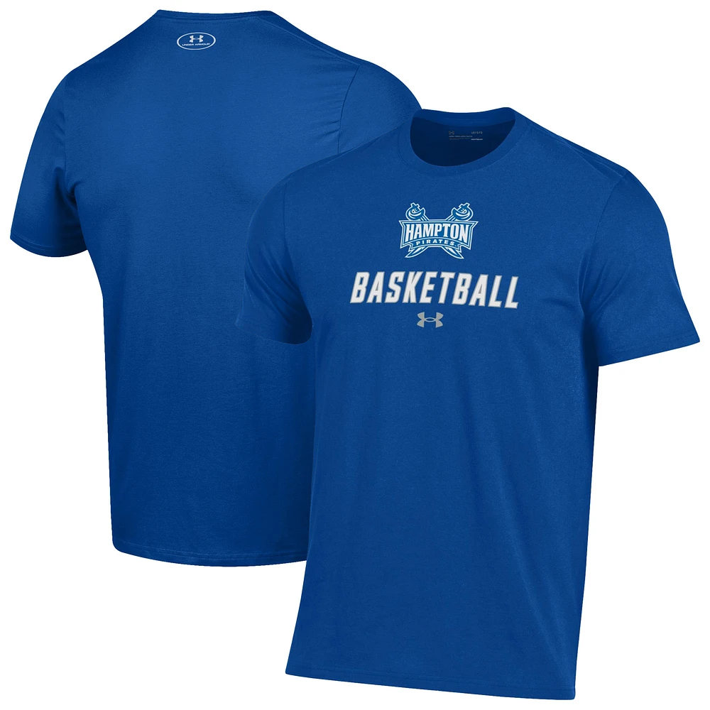 Men's Under Armour Royal Hampton Pirates Basketball Performance T-Shirt