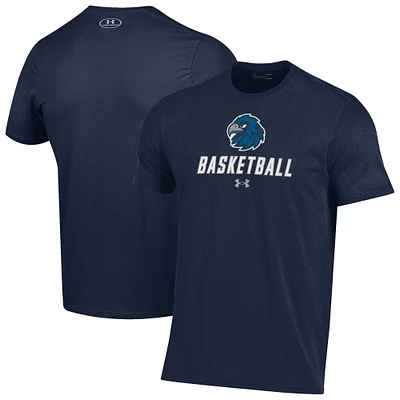 Men's Under Armour Navy Monmouth Hawks Basketball Performance T-Shirt