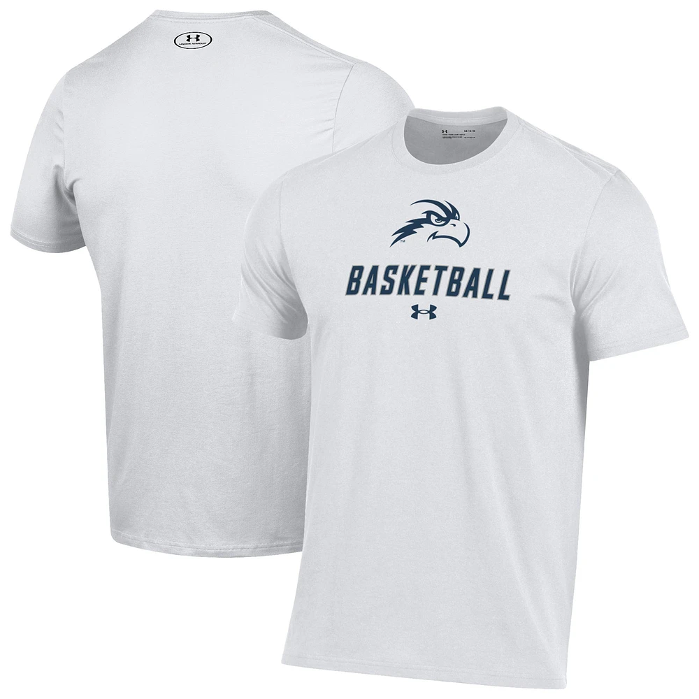 Men's Under Armour White UNF Ospreys Basketball Performance T-Shirt