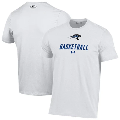 Men's Under Armour  White Saint Francis Cougars Basketball Performance T-Shirt