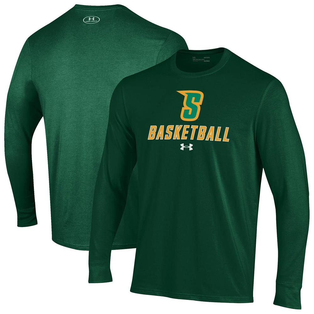 Men's Under Armour Siena Saints Basketball Performance Long Sleeve T-Shirt