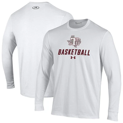 Men's Under Armour Texas Southern Tigers Basketball Performance Long Sleeve T-Shirt