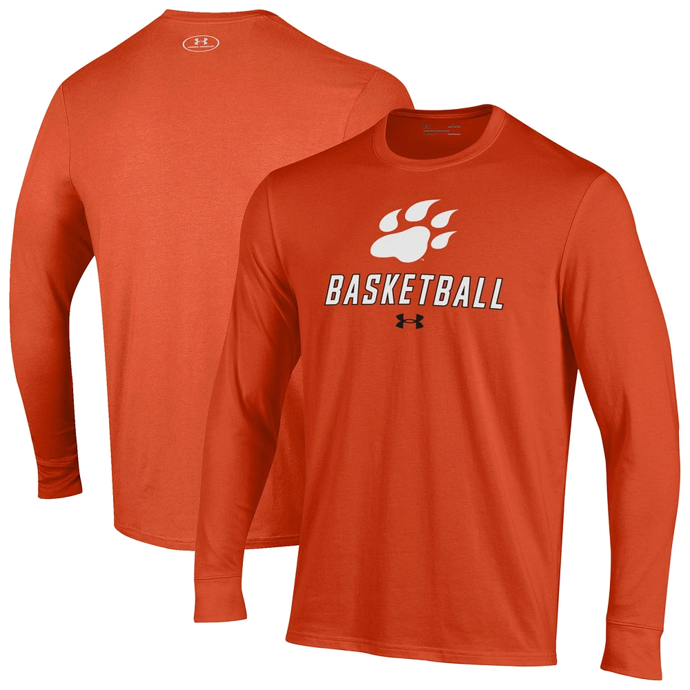 Men's Under Armour Sam Houston State Bearkats Basketball Performance Long Sleeve T-Shirt