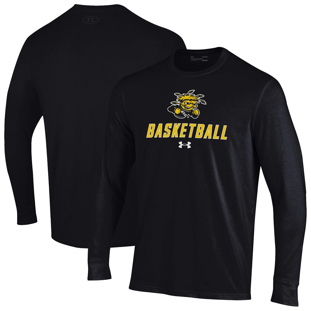 Men's Under Armour Wichita State Shockers Basketball Performance Long Sleeve T-Shirt