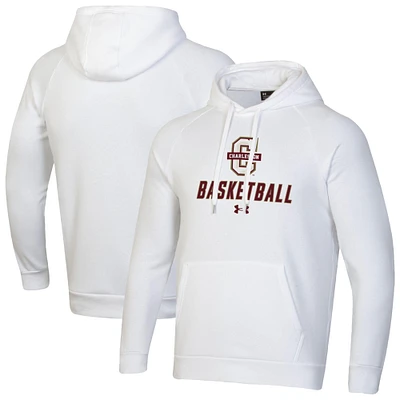Men's Under Armour Charleston Cougars Basketball Rival Raglan Fleece Pullover Hoodie