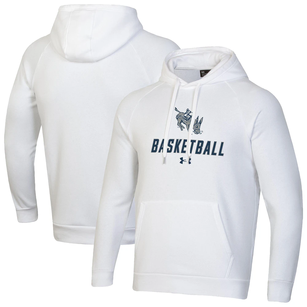 Men's Under Armour Colorado School of Mines Orediggers Basketball Rival Raglan Fleece Pullover Hoodie