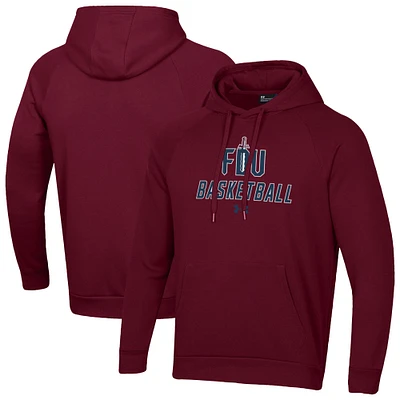 Men's Under Armour Fairleigh Dickinson Knights Basketball Rival Raglan Fleece Pullover Hoodie