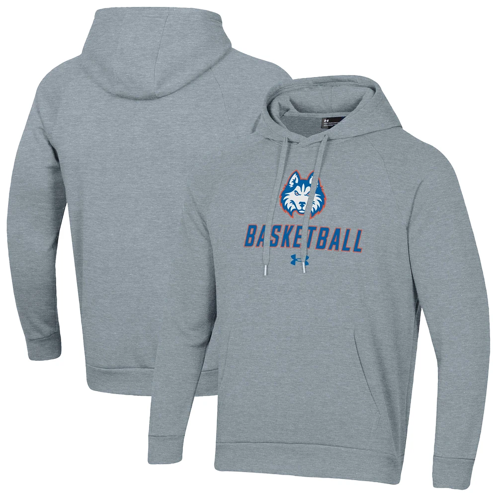Men's Under Armour Houston Christian Huskies Basketball Rival Raglan Fleece Pullover Hoodie