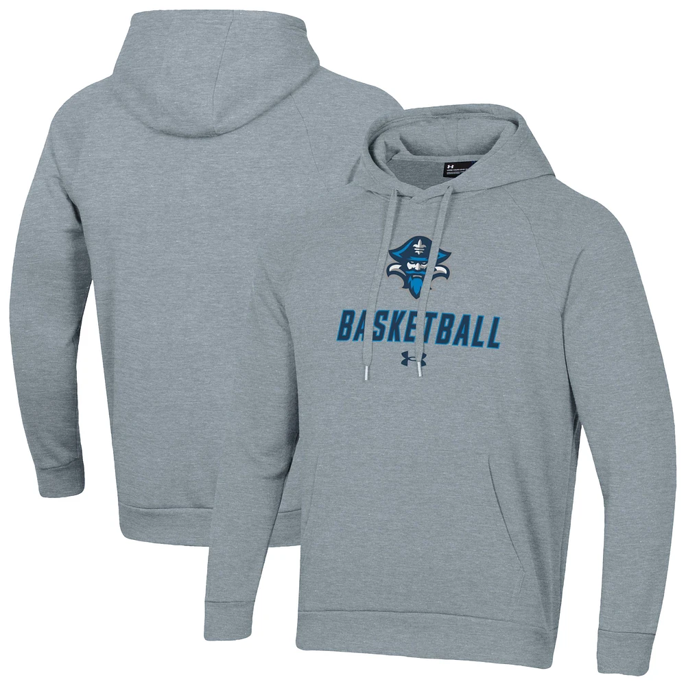 Men's Under Armour New Orleans Privateers Basketball Rival Raglan Fleece Pullover Hoodie