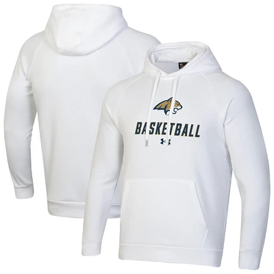 Men's Under Armour Montana State Bobcats Basketball Rival Raglan Fleece Pullover Hoodie