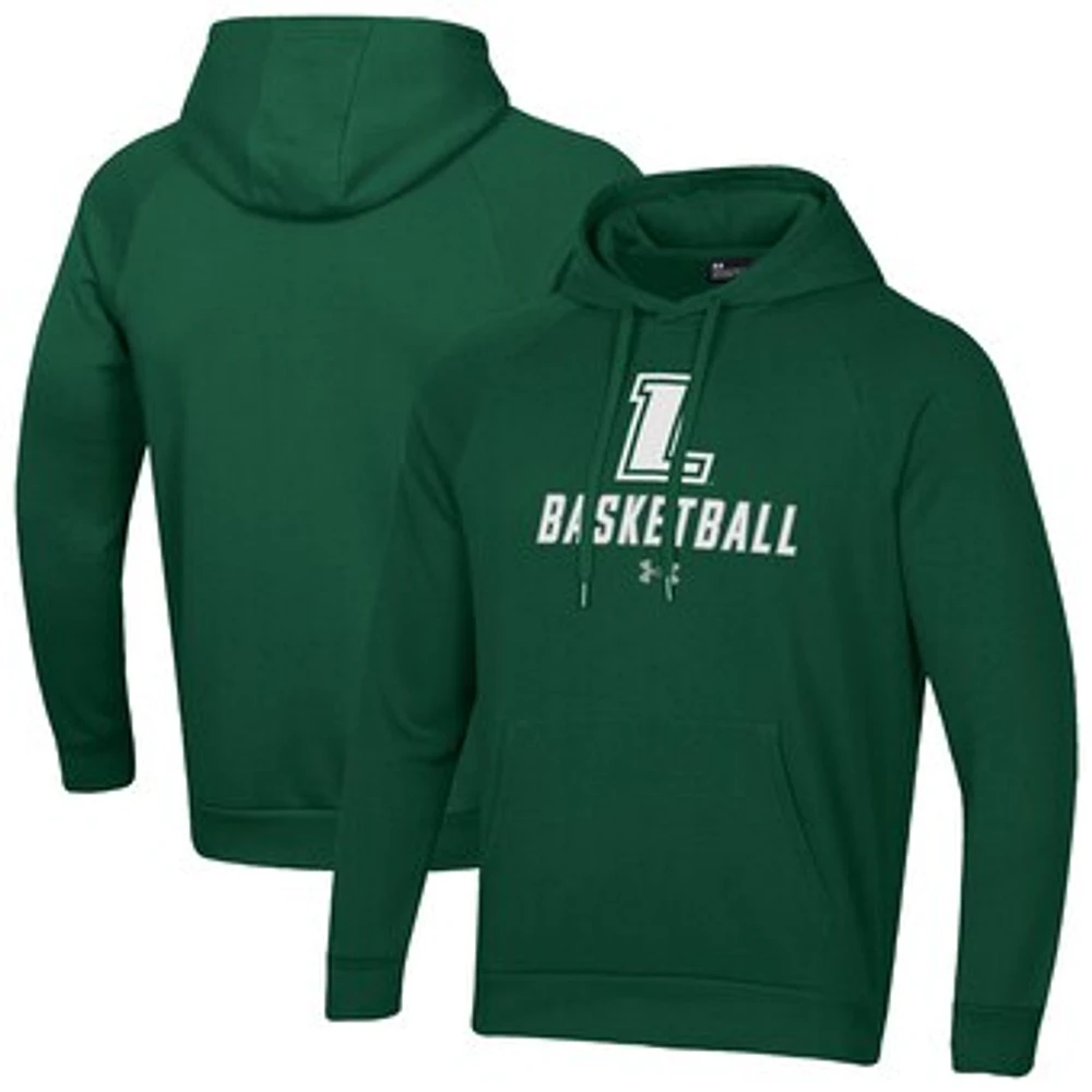 Men's Under Armour Loyola Greyhounds Basketball Rival Raglan Fleece Pullover Hoodie